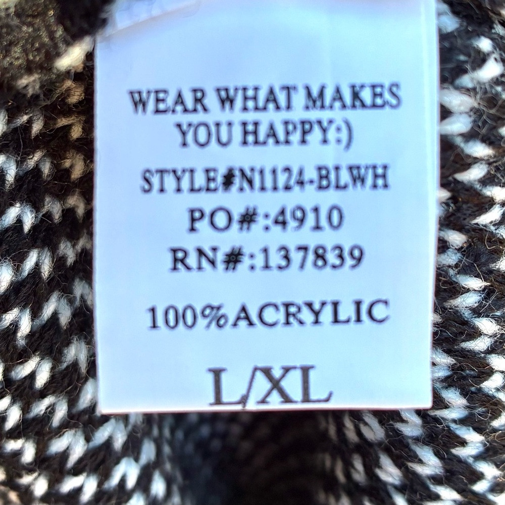 Lala NWT Colorblock Sweater Dress Sz L/XL - Picture 6 of 8